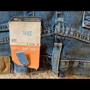 Blue jeans long and lean gap